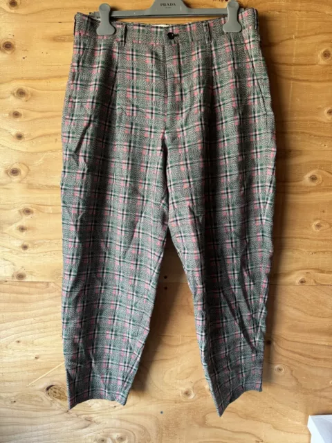 COMME DES GARCONS HOMME PLUS  ' CHECKED PANTS Vintage trousers