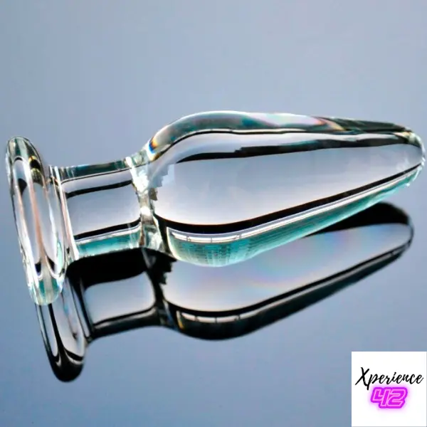 176 - Gode en verre - Glass Sex Toys Plug Anal en verre Pyrex - Crystal Butt