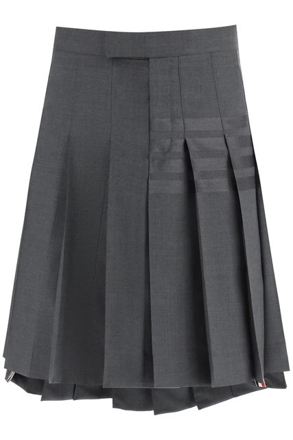 Thom browne light wool 4-bar pleated skirt MONCLER 2 Men
