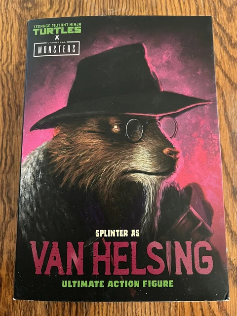 TMNT Teenage Mutant Ninja Turtles. Universal Monsters Splinter Van Helsing. NECA