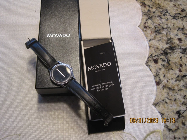 Orologio da uomo Movado Museum 84 E4 0863 Silvertone