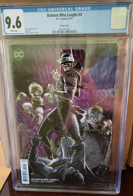 Batman Who Laughs #4 Kaare Andrews Variant DC Comics CGC 9.6