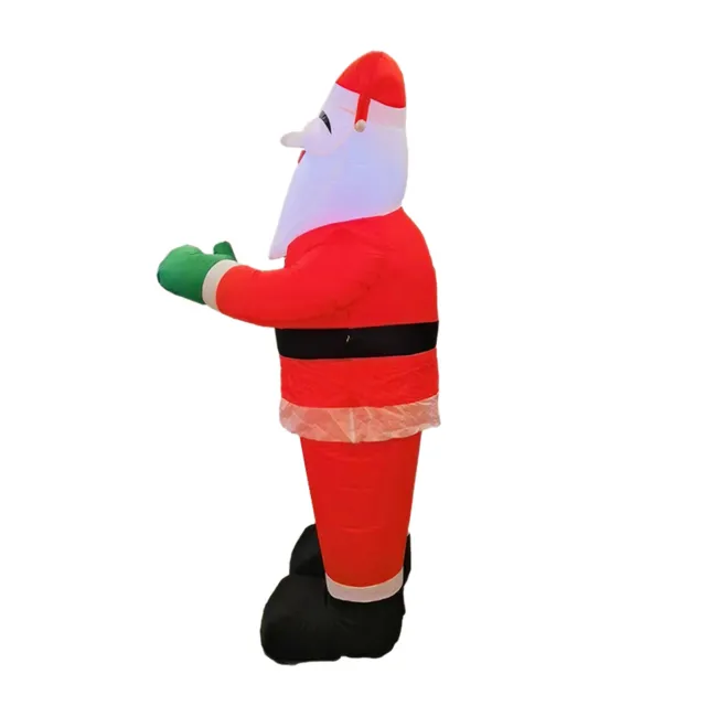 8FT Christmas Santa Claus Inflatable Outdoor Decoration LED Lights Blow Up 3