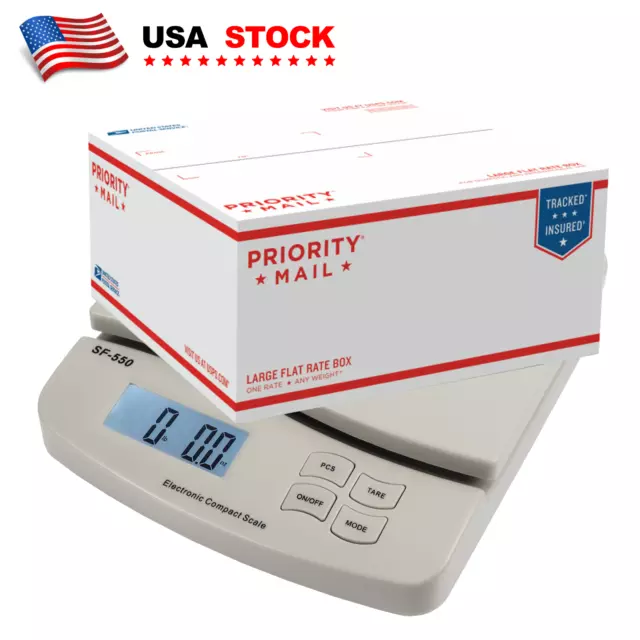 66 LB x 0.1 OZ V4 Weight Digital Postal Shipping Scale Postage Kitchen Counting