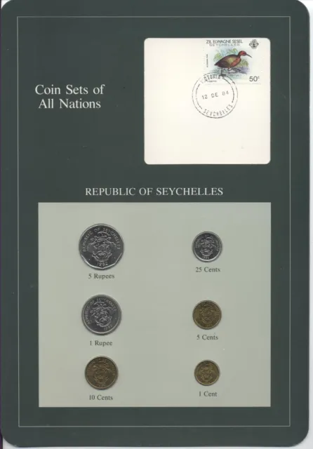 COIN SETS OF ALL NATIONS Complete REPUBLIC OF SEYCHELLES