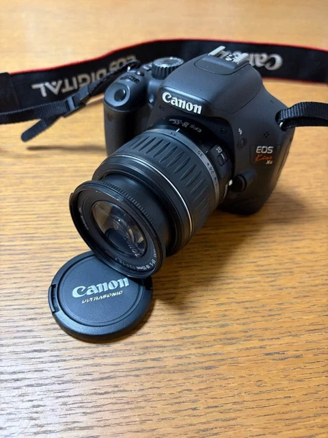 CANON EOS KISS X4 Lens Kit EFS 18-55mm Black £194.96 - PicClick UK