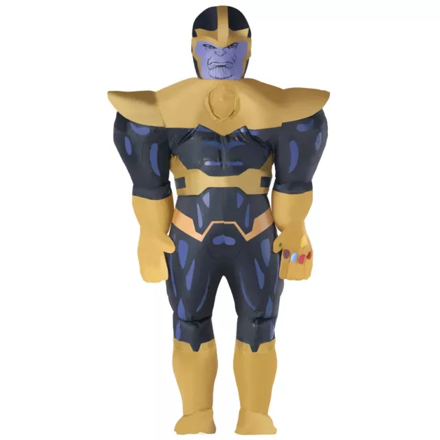 Official Mens Marvel Thanos Giant Inflatable Costume Adult Avengers Endgame