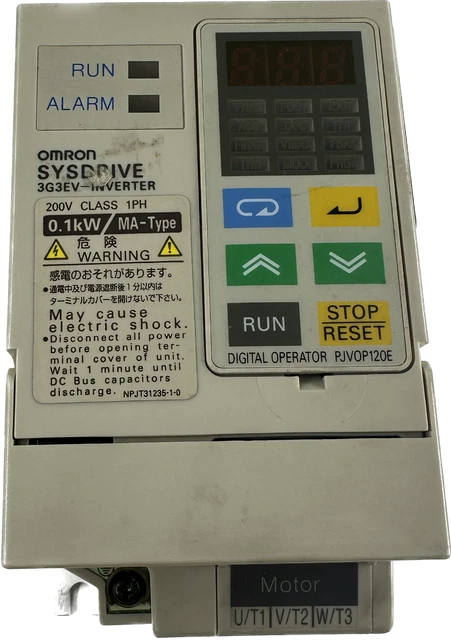 Inverter omron Sysdrive 3G3EV-AB001MA-CUES1