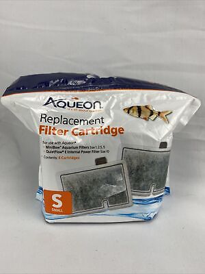 Aqueon 3 Pack Replacement Filter Cartridge Size Small - Brand New Sealed