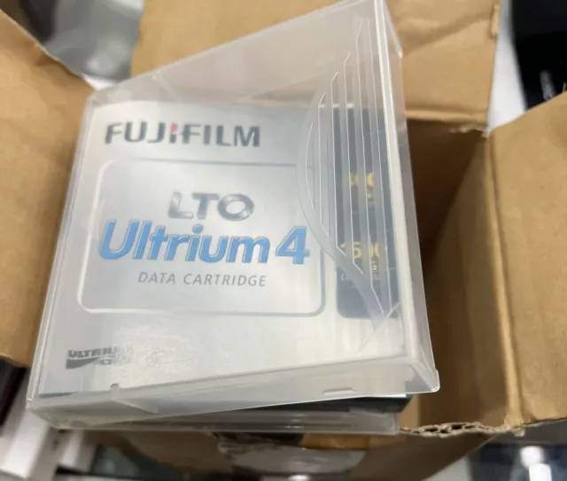 FujiFilm,15716800, LTO ULTRIUM 4, Data Cartridge, BOX OF FIVE, *ONE UNSEALED*