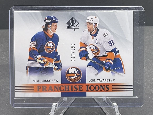 2015-16 Sp Authentic Mike Bossy/John Tavares Franchise Icons #179 Isles Sn /199
