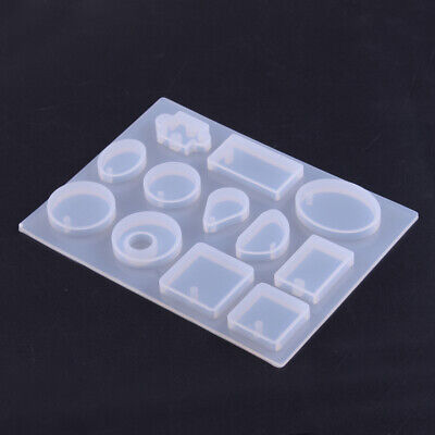 Its 12 Silicone Mould Pendant Jewelry Making Round Necklace Mold Resin Craft DIY 3