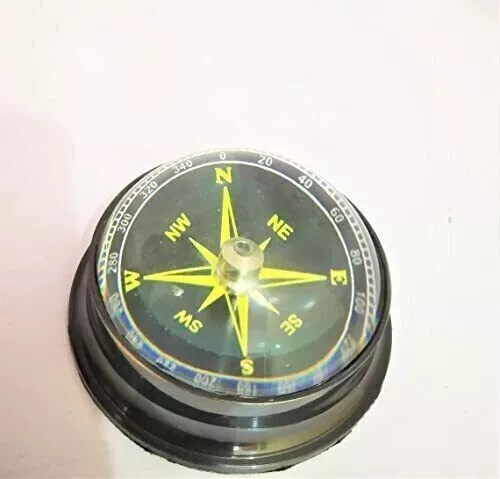 Antiker Vintage Messingkompass, Geschenkkompass, nautisch hängend 25 Stck.