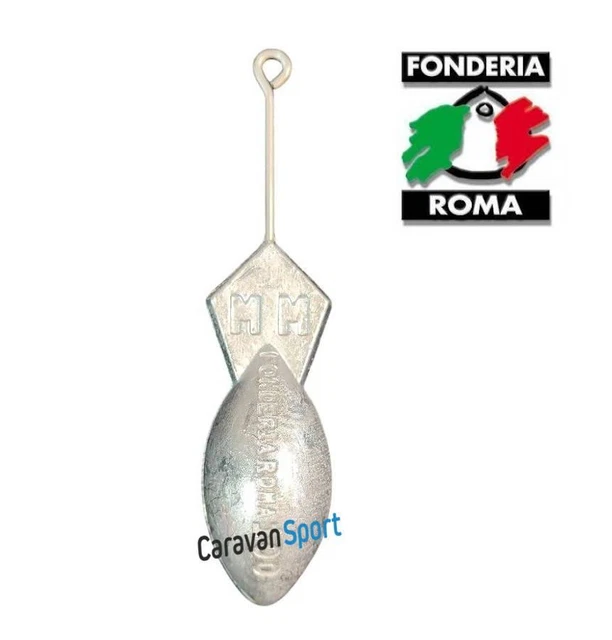 Plomb Pêche Aguglia Plastificato Fonderia Roma Surfcasting glow Mer