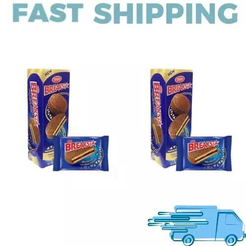 CHOCOLATE TIFFANY BREAKSTA Milk Chocolate with Wafer Sandwich 48 pieces ...