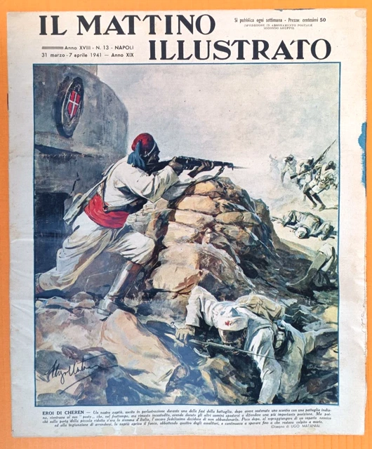 EROI DI CHEREN da IL MATTINO ILLUSTRATO R@R@ RIVISTA PRIMI 900-12169