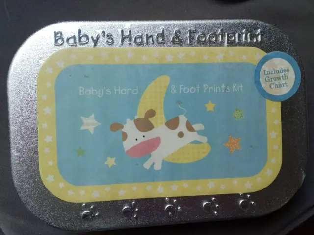 baby 's hand and foot print kit
