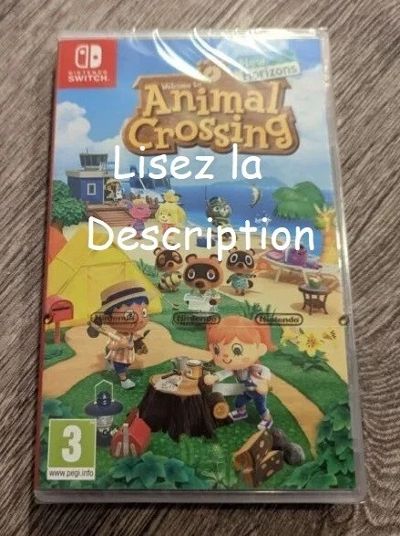 Animal Crossing PAS CHER EN BOITE Nintendo Switch ! LIRE LA DESCRIPTION !!!