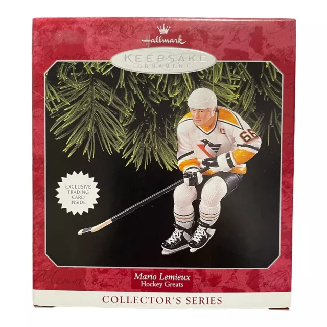 1998 Hallmark Keepsake Mario Lemieux Ornament Hockey Greats Collectors Series