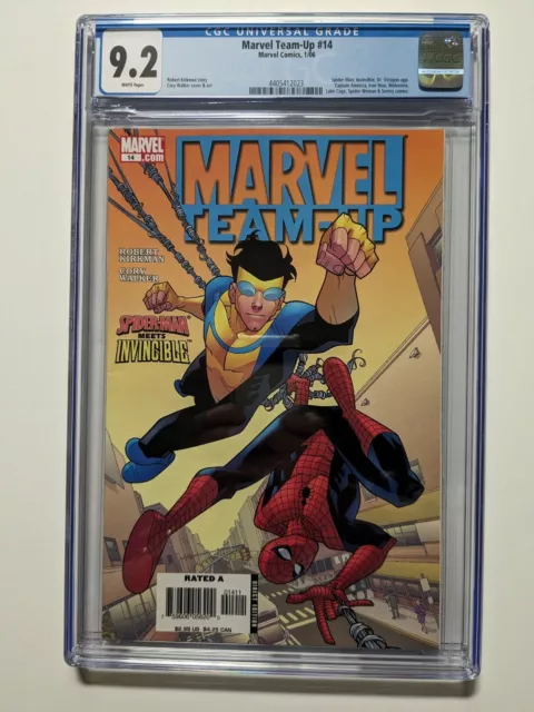 Marvel Team-Up #14 - CGC 9.2 - Spider-Man meets Invincible - Robert Kirkman