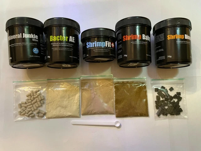 Glasgarten Assorted Shrimp food + scoop