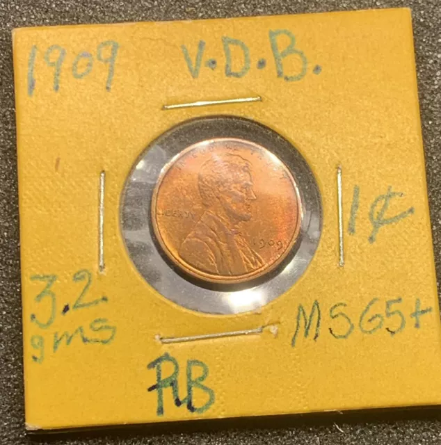 1909 VDB Lincoln Cent Wheat Penny, Toned 🔥