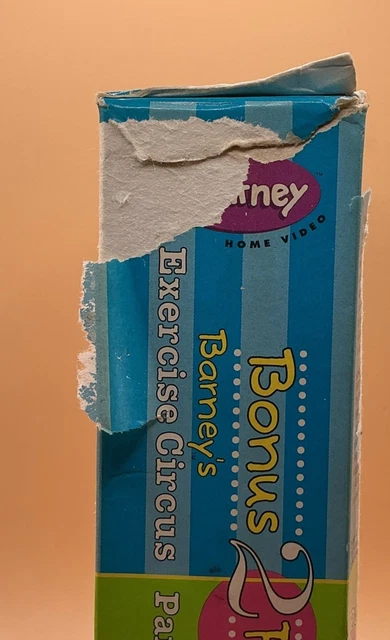Vhs Numbers BARNEY'S EXERCISE CIRCUS / Parade of Numbers VHS 1996 2-Tape Set Barney ...