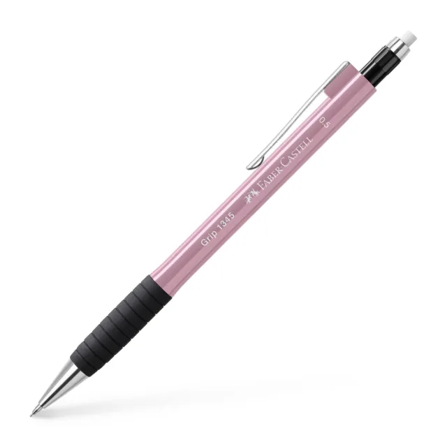 Faber-Castell Grip 134527 Mechanical Pencil 1345 Rose Shadows, Hardness Grade B,