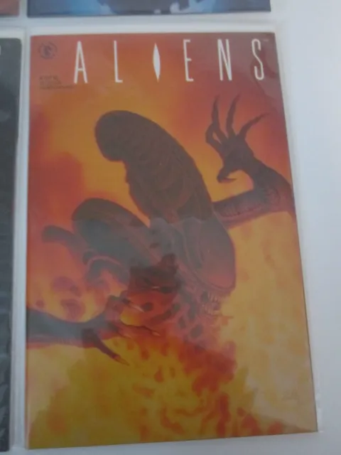 Dark Horse Comics Aliens #1-4 (1989) Complete Series Bag + board VF 5