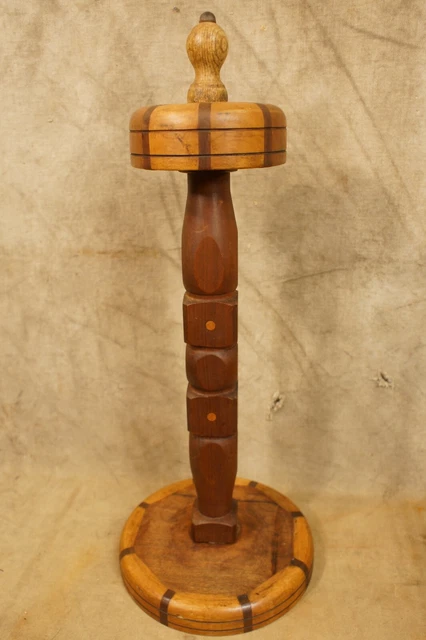 Antique Wood Department Store Display Stand 2" Amazing Quality Décor Repurpose