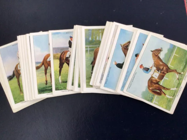 WILLS Cigarette Cards -RACEHORSES & JOCKEYS 1938, PICK THE CARDS YOU REQUIRE