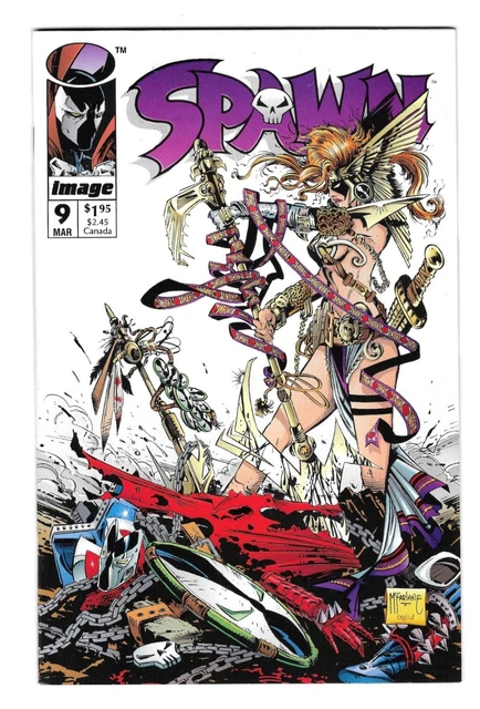 1993 IMAGE COMICS SPAWN #9 1ST APPEARANCE ANGELA,NEIL GAIMAN,TODD McFARLANE NM+