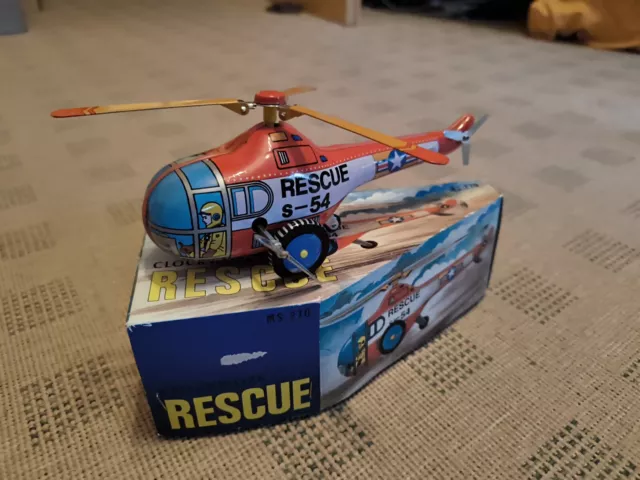 Blechspielzeug Hubschrauber Helikopter Spielzeug Rescue Toys