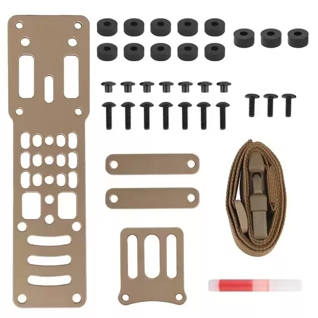 Adattatore fondina pistola compatibile piattaforma QLS fondina tattica fascia gamba a goccia 3