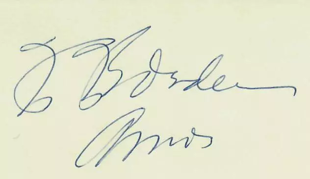 RARE! "Amos 'n' Andy" Freeman Gosdon Hand Signed 3X5 Card Todd Mueller COA