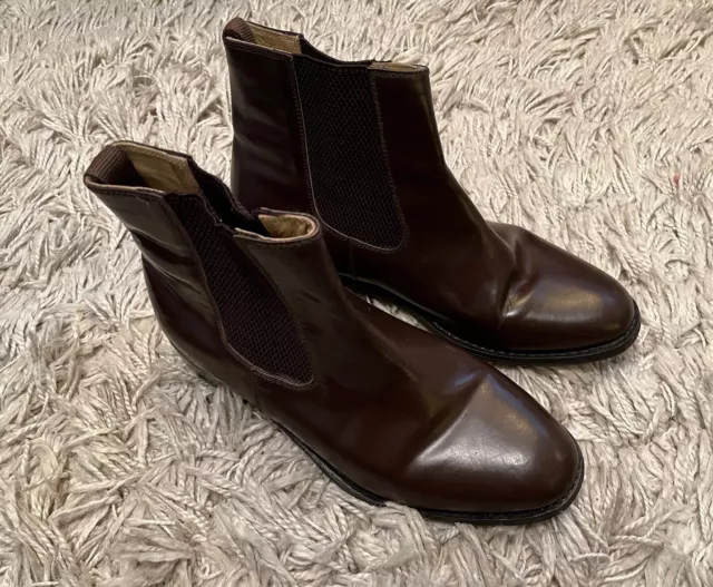 SAMUEL WINDSOR CHELSEA Leather Boots Size UK 8 EU 41 Smart Shoes £39.99 ...