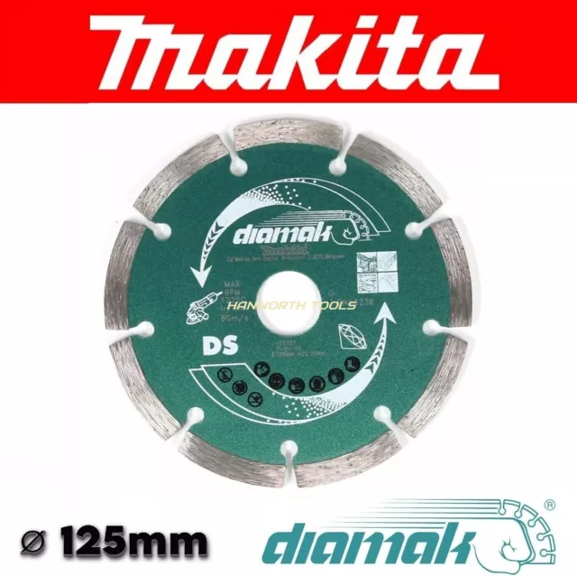 Makita Diamond Blade 125mm For Concrete Stone Brick Masonry Cutting Disc 5 inch