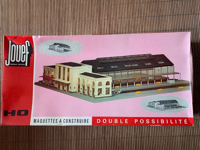 Maquette De Gare Lusigny Jouef HO - Neuve Non Montée, Plastique, échelle Normale, Fabrication Française