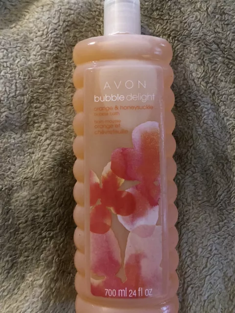 AVON Bubble Delight Orange & Honeysuckle 24.0 Fluid Ounces Bubble Bath