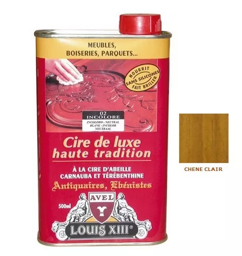 Cire Bois Meuble Liquide Luxe Avel Chene Clair 0.5L