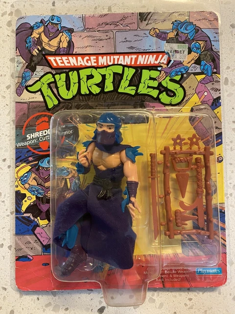 Vintage 1988 Tmnt Teenage Mutant Ninja Turtles Shredder 10 Back MOC Unpunched!🐢