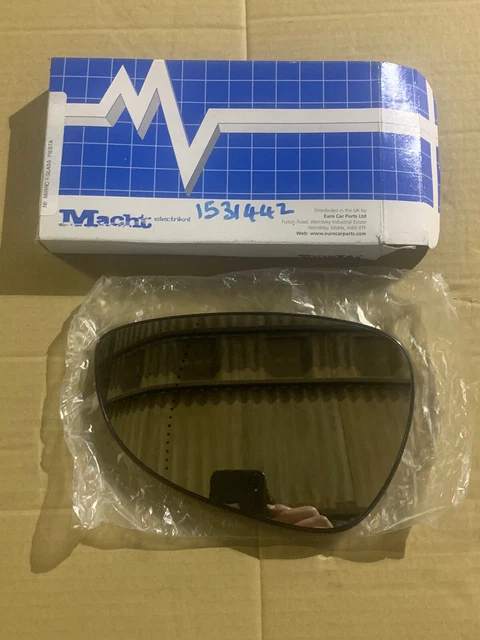 Adatto a Ford Fiesta Mk7 - Vetro specchio riscaldato lato passeggero N/S sinistra 2008-17