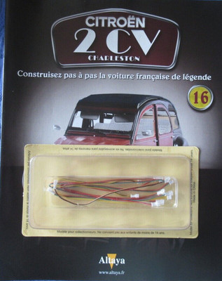 Citroën 2CV Charleston ALTAYA 1/8 N°16 Câblage  Circuit électrique