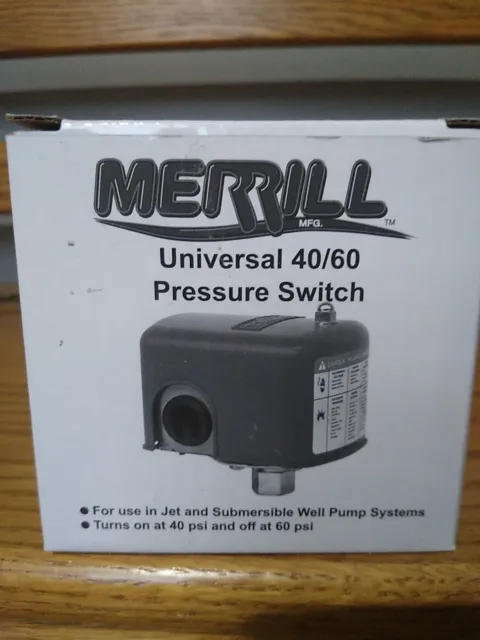Merrill Mfg Universal 40/60 Pressure Switch