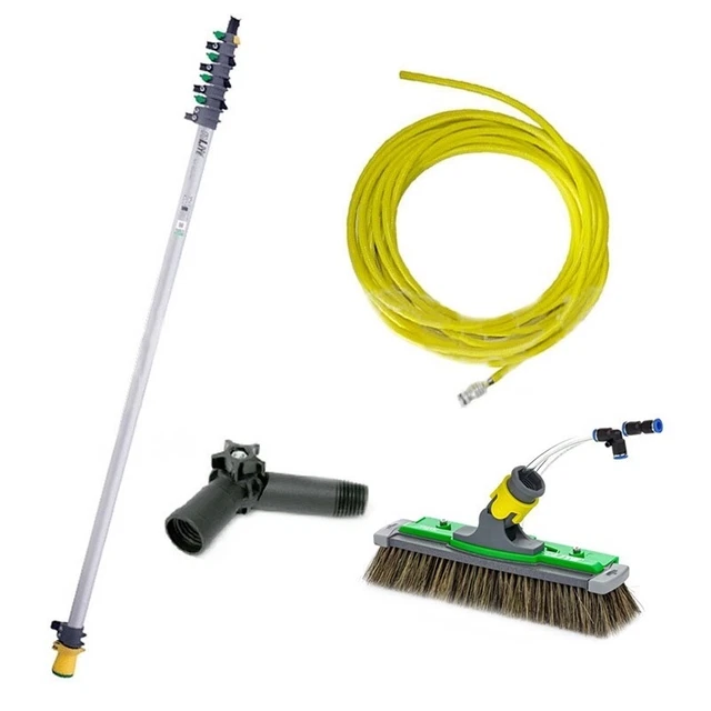 Kit Pulizia Pannelli Fotovoltaici - Asta Telescopica Con Spazzola - Foto 9