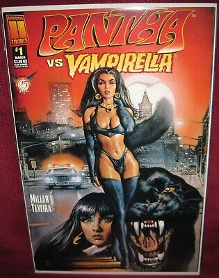 Pantha Vs. Vampirella #1 Variant Cover Harris Comic 1997 Vf