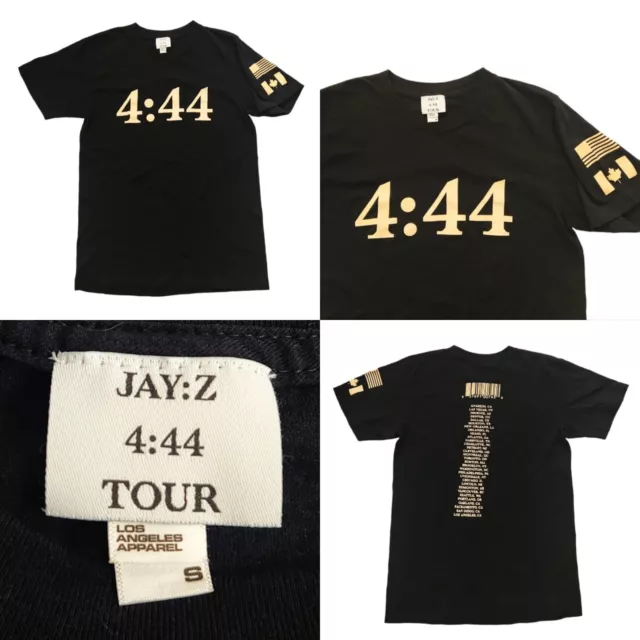 Rare Jay-Z Official Concert Tour 4:44 Shirt U.S Canada Unisex Double-sided shirt