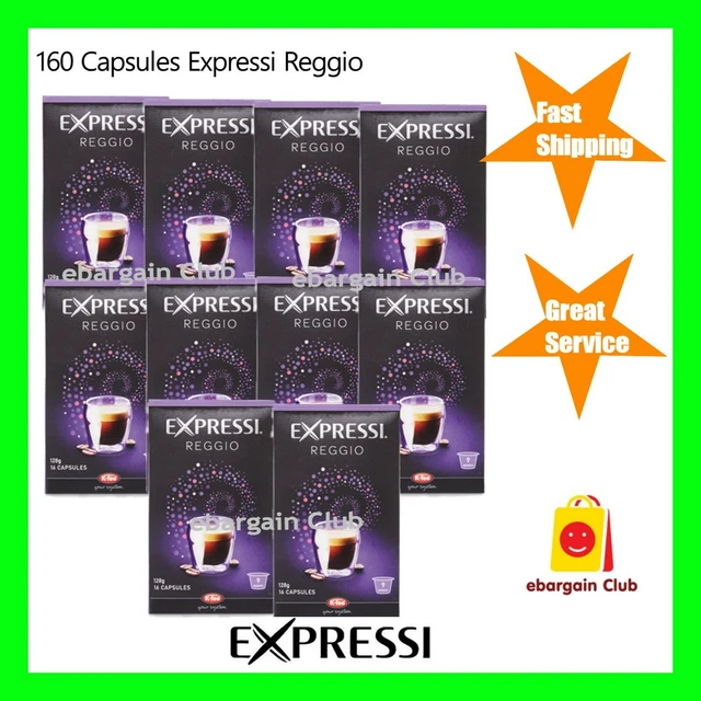 160 Capsules Expressi Coffee Pods Reggio Value Pack (10 boxes) ALDI eBC