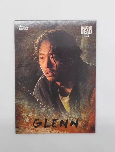 GLENN Characters insert RUST #78/99 - 2017 The Walking Dead Season 7 Topps #C4