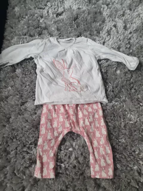 Baby girl's Bunny outfit aged up to 3 months